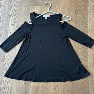 Philosophy open shoulder loose fit top